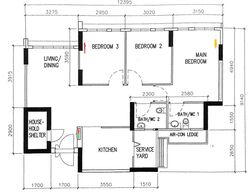 Blk 316A Waterway Cascadia (Punggol), HDB 4 Rooms #578611661
